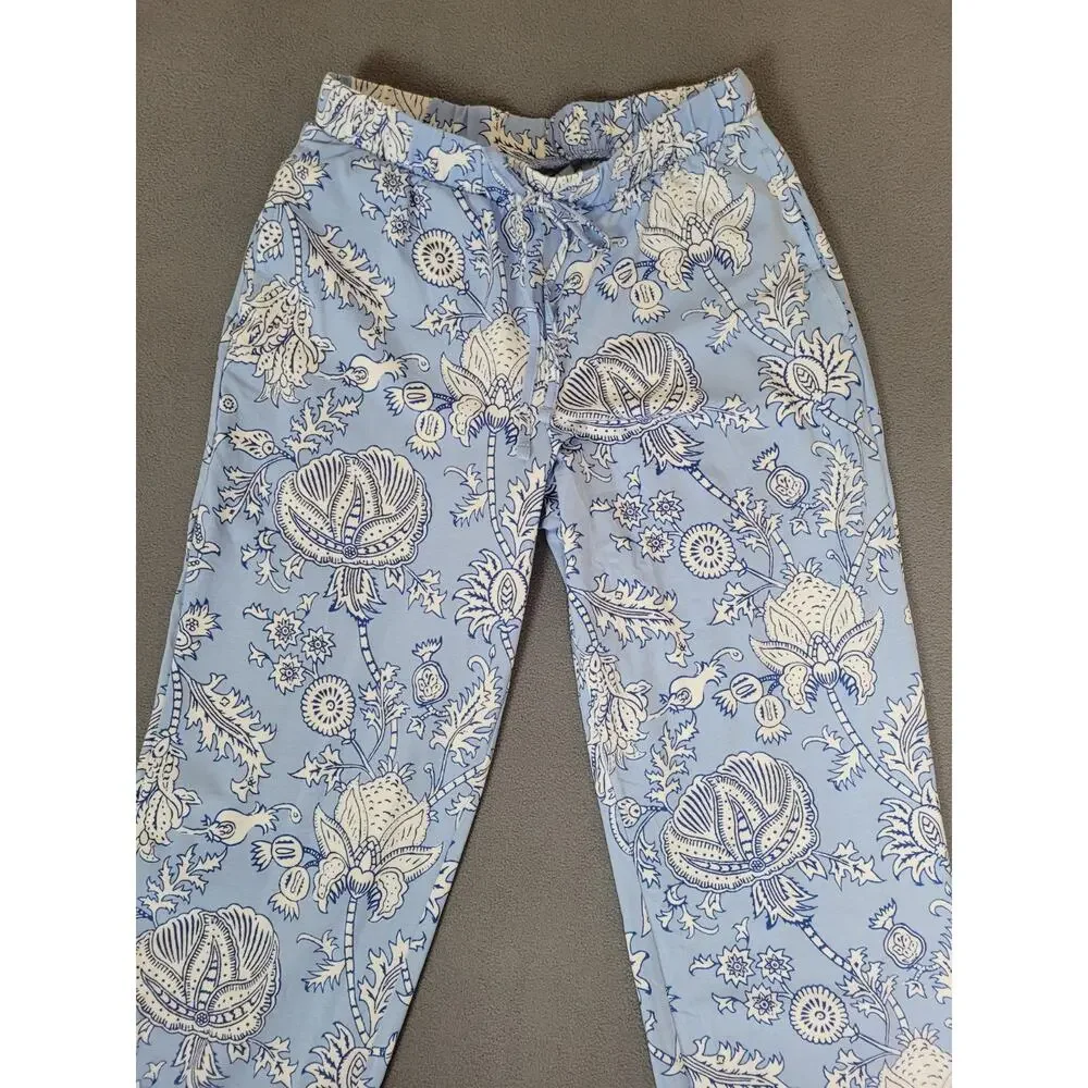 Target x Roller Rabbit - Women's Floral Vines Pajama Set Blue Size XS NWT - Picture 3 of 11